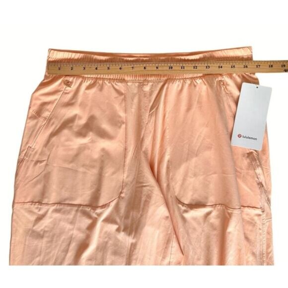Lululemon Women's Swift Wide-Leg Mid-Rise Pant Size 12 Peach - Picture 4 of 6
